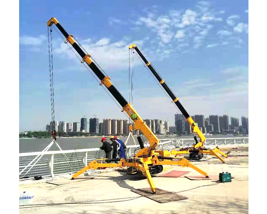 科步蜘蛛吊為城市建設助力
